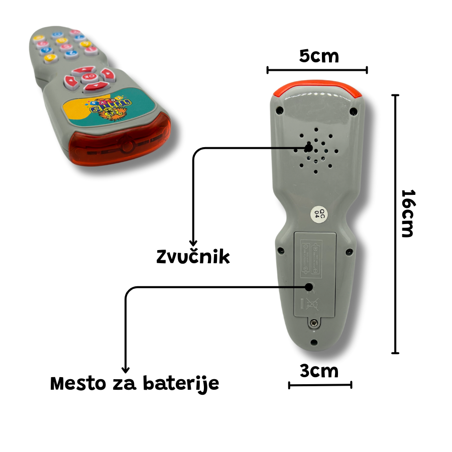 Interaktivni Dečiji Daljinski – Rano Učenje Brojeva i Boja