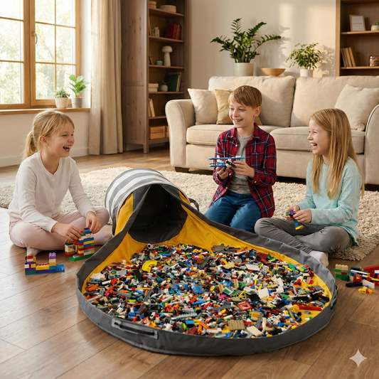 SKLOPIVA KUTIJA I PODLOGA ZA IGRAČKE – 2U1 REŠENJE