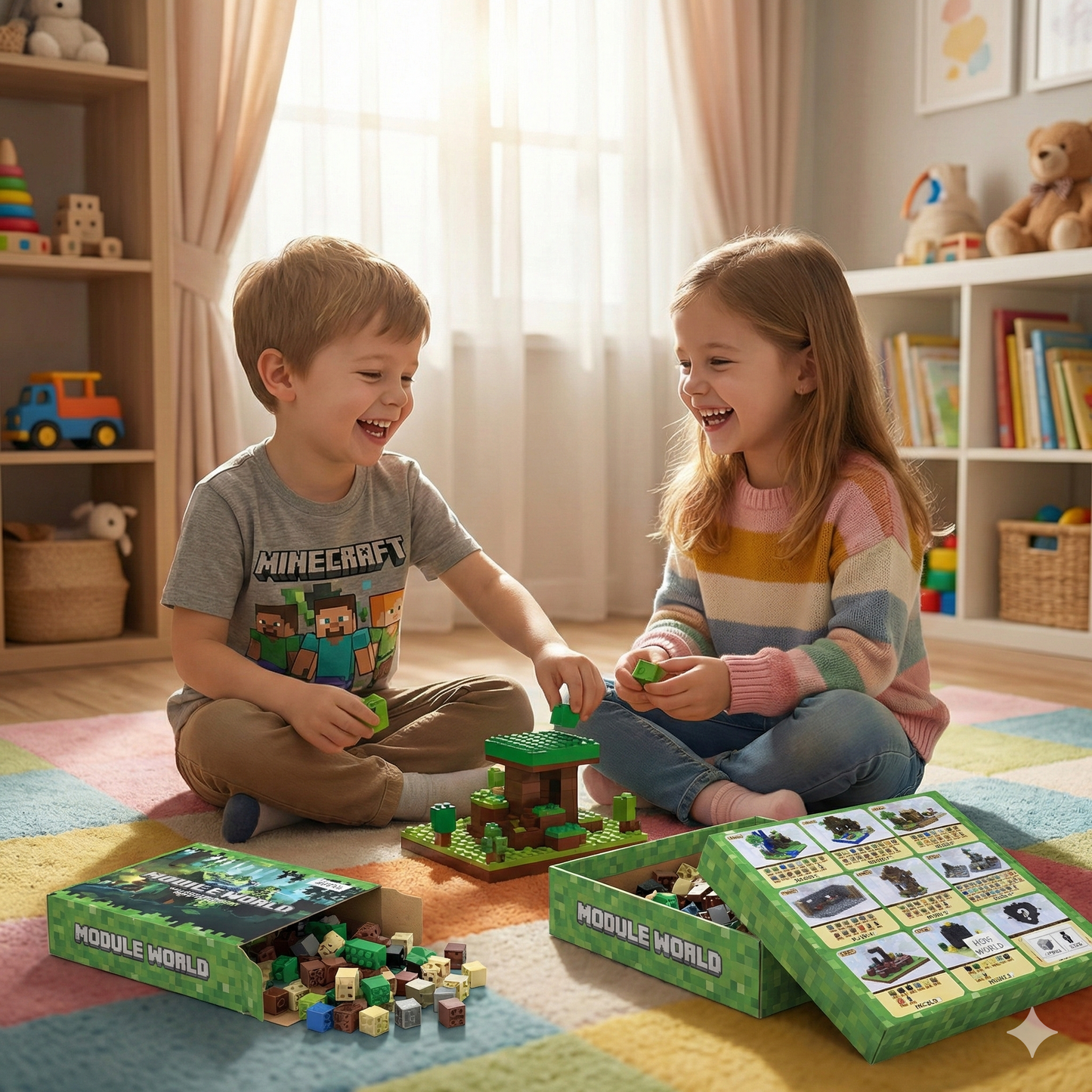 MODULE WORLD – Magnetne Kreativne Kockice (300 delova)