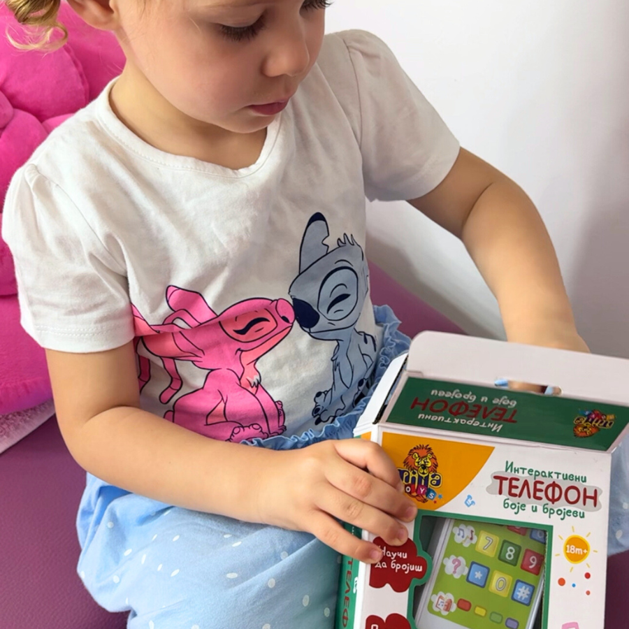 Interaktivni Telefon - Uči Boje i Brojeve