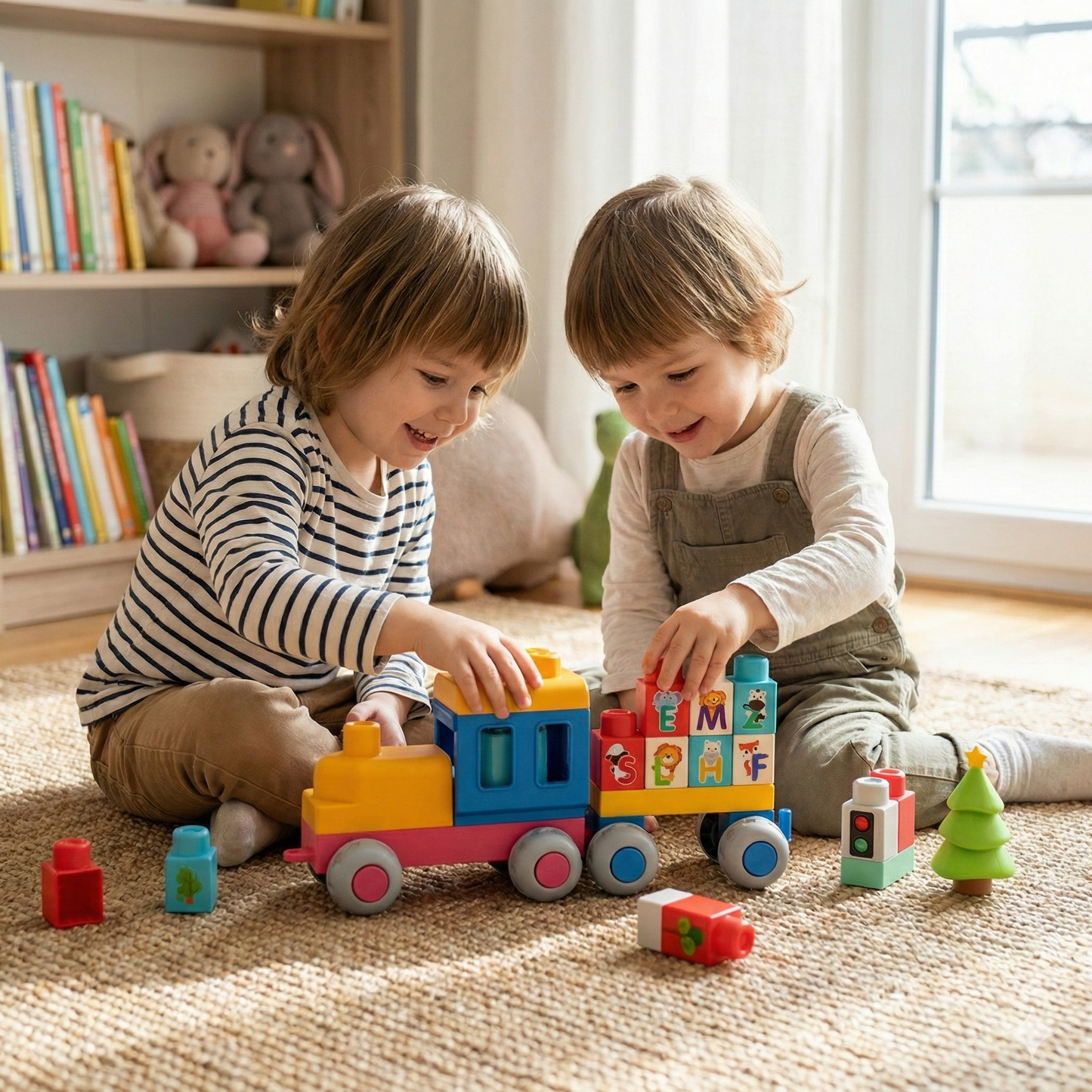 Mekane kocke za bebe – Vozić 30 kom