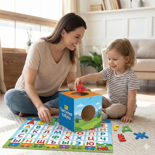 Montesori edukativna igra Taktilna azbuka (Lisciani)