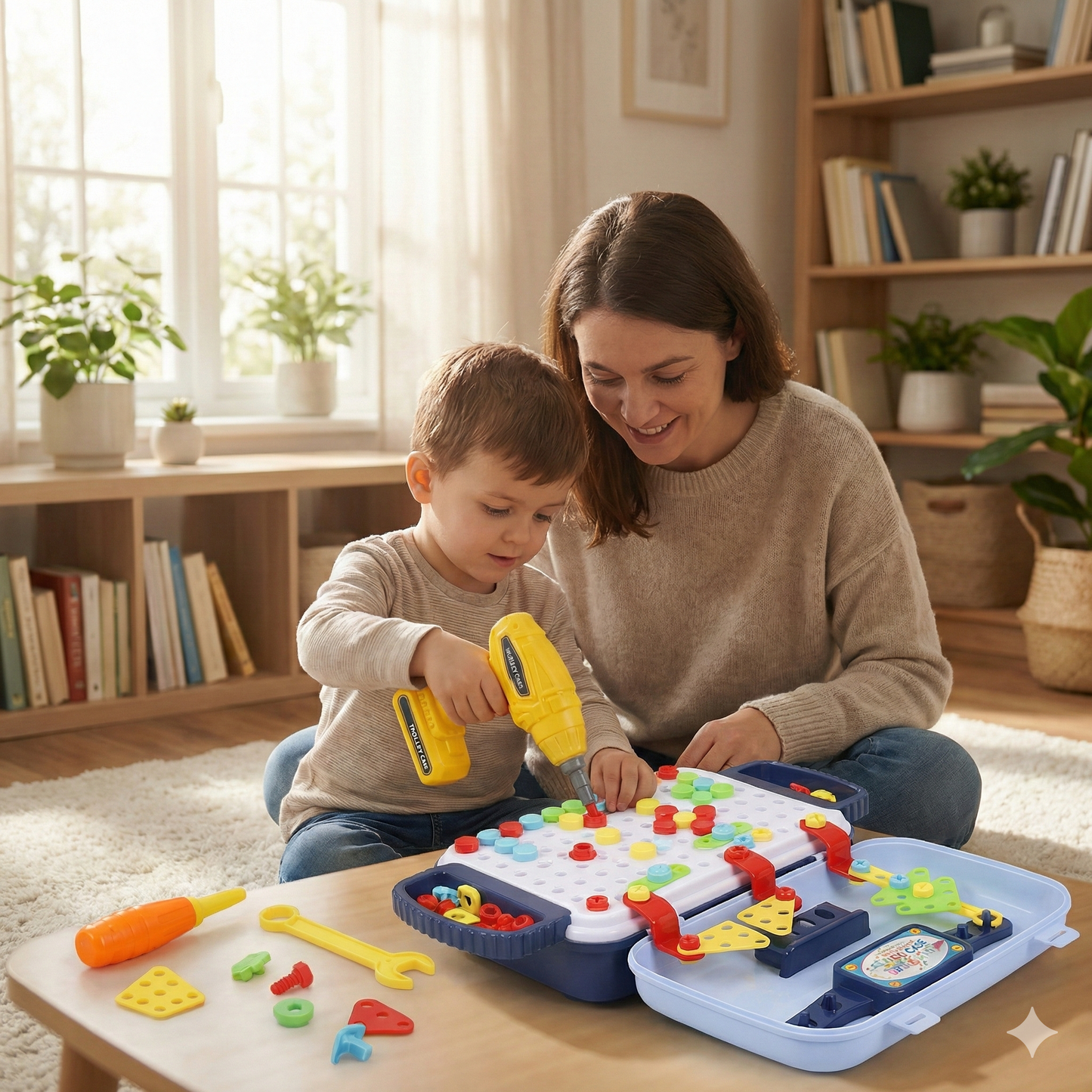 MONTESSORI KUTIJA ZA ALAT – EDUKATIVNI SET ZA MALE MAJSTORE