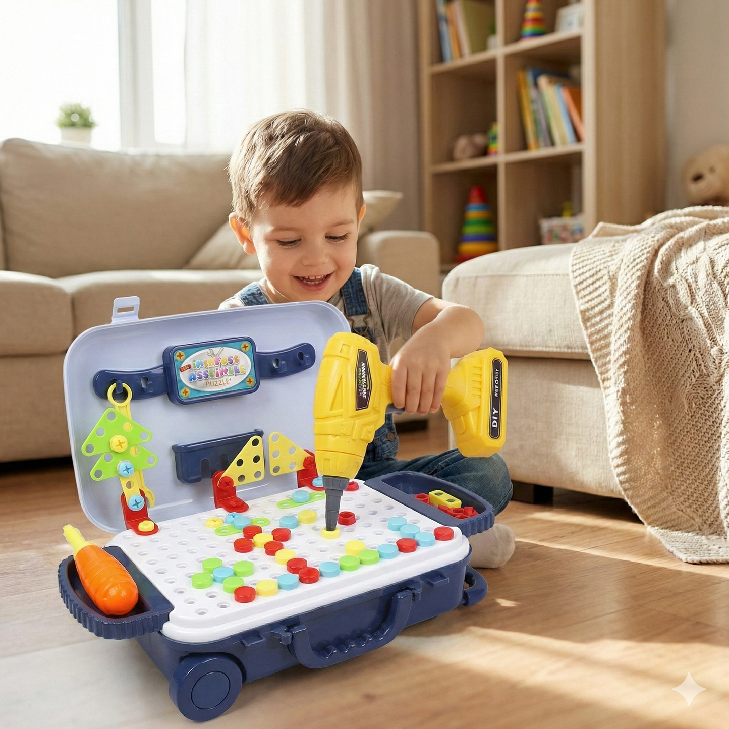 MONTESSORI KUTIJA ZA ALAT – EDUKATIVNI SET ZA MALE MAJSTORE