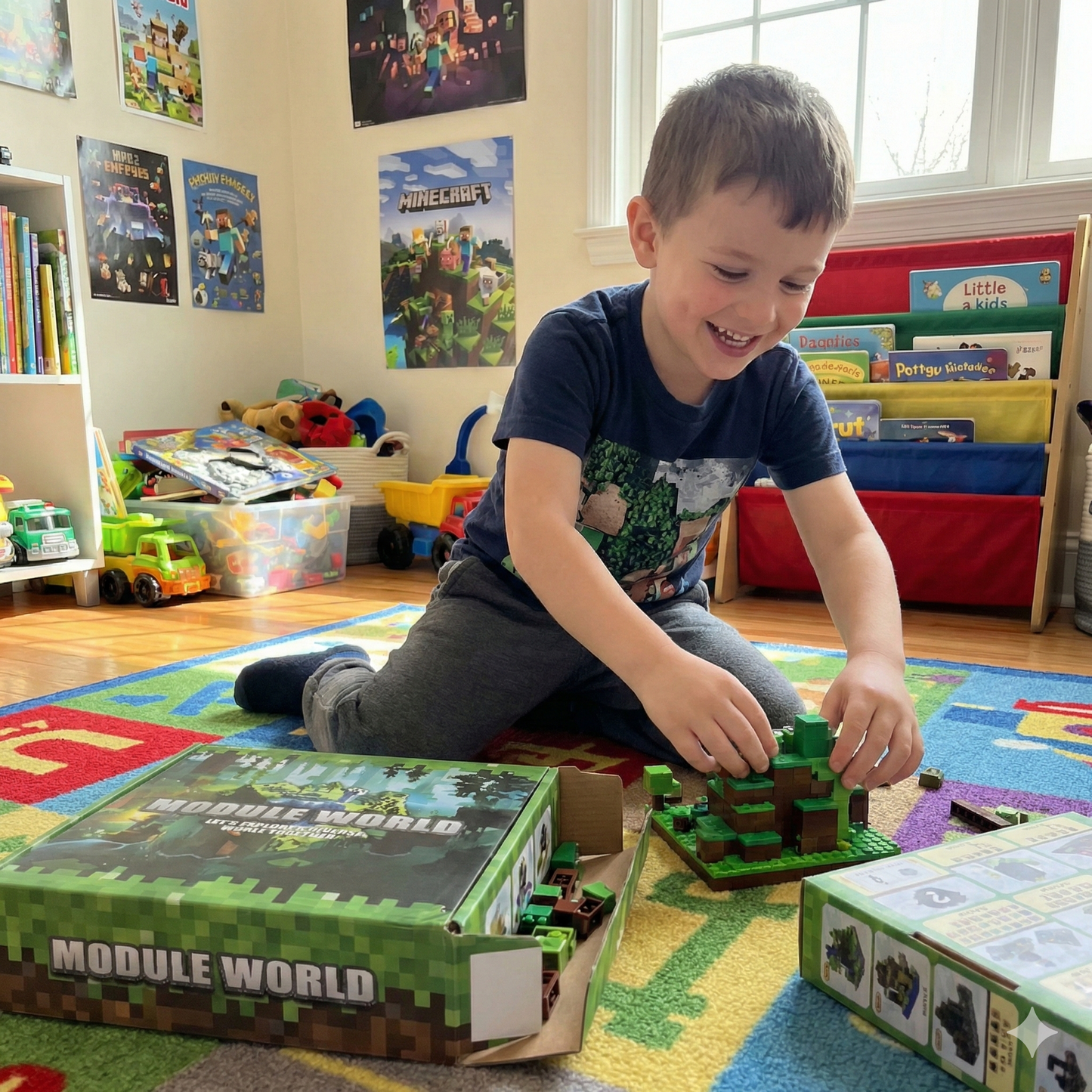 MODULE WORLD – Magnetne Kreativne Kockice (300 delova)