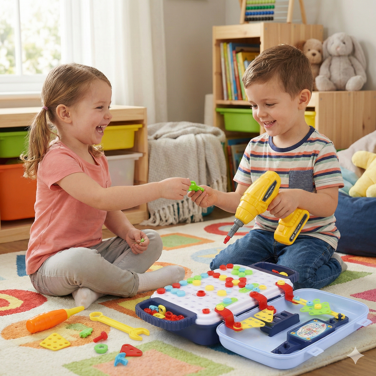 MONTESSORI KUTIJA ZA ALAT – EDUKATIVNI SET ZA MALE MAJSTORE