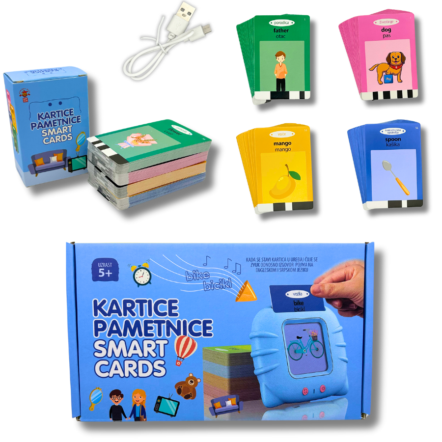 Kartice Pametnice - Srpski i Engleski Kroz Igru