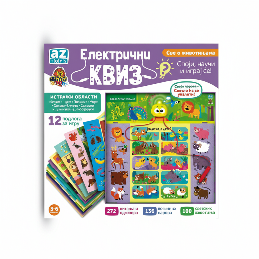 Električni Kviz - Spoji, Nauči i Igraj Se